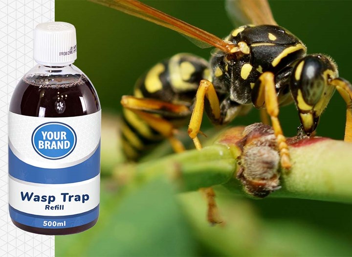 Play it safe with our European approved wasp bait